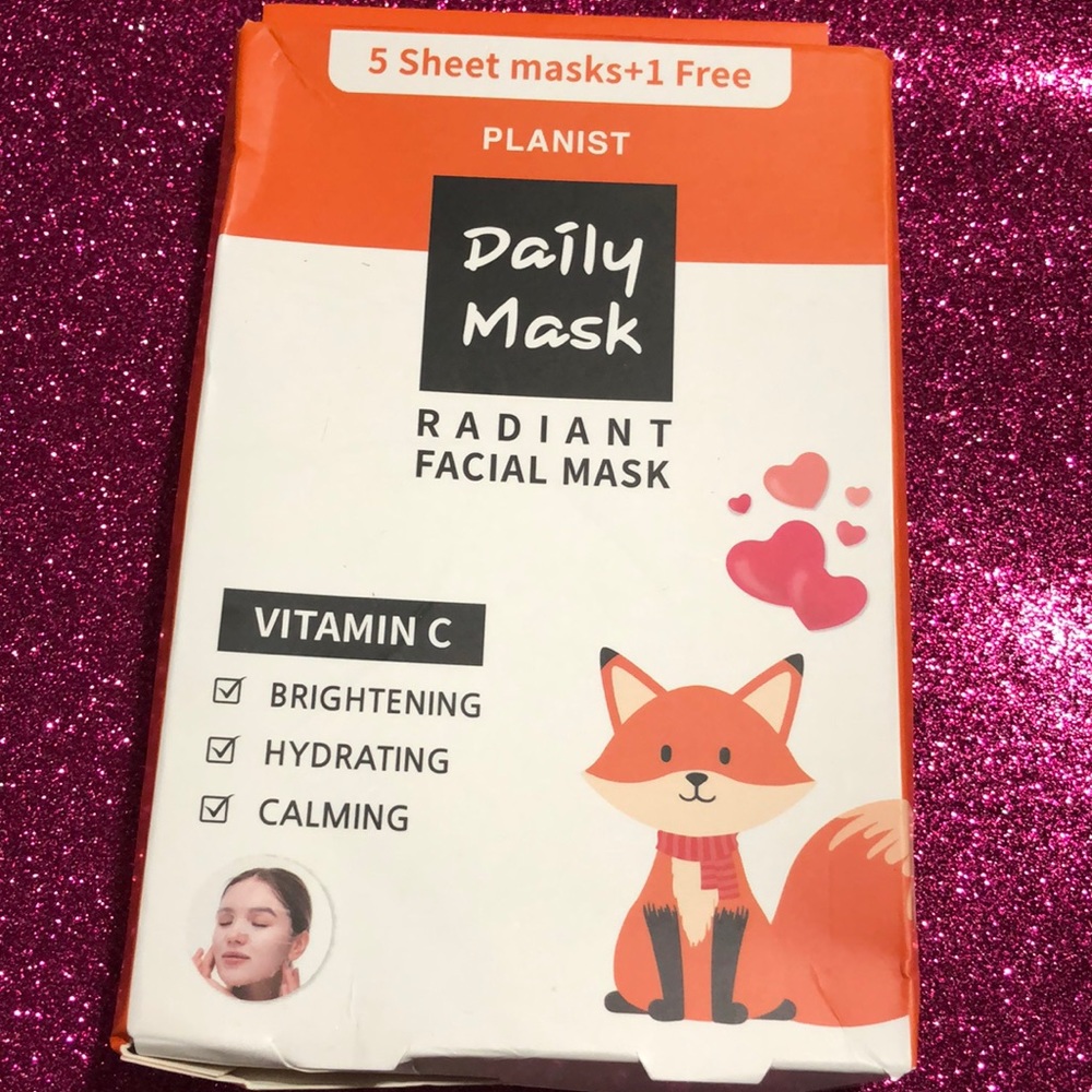 Planist fail mask Radiance facial mask vitamin C six pack